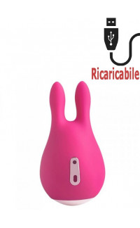 Yoxo Sexy Shop - Stimolatore Clitoride a Forma di Coniglietto Ricaricabile USB 9 x 5 cm.