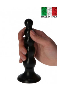 Yoxo Sexy Shop - Fallo anale Made in Italy progressivo nero 14 x 3,5 cm.