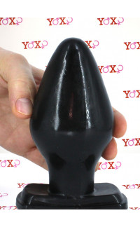 Yoxo Sexy Shop - Cuneo anale gigante XXL di colore nero 15,2 x 7,2 cm.