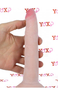 Yoxo Sexy Shop - Fallo realistico Dual Density color carne con ventosa 19 x 3,8 cm.