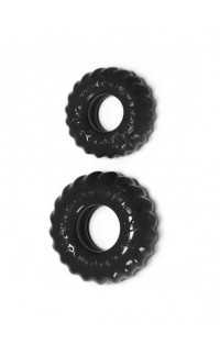 Yoxo Sexy Shop - OXBALLS - Cockrings Truckt Set di 2 Nero