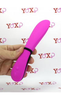 Yoxo Sexy Shop - Lucy - Vibratore in silicone rosa 18 x 3,3 cm.