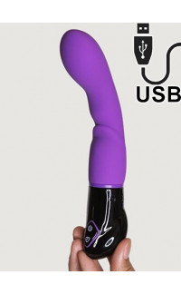 Yoxo Sexy Shop - Adrien Lastic NYX 2.0 - Vibratore Punto G in silicone 21 x 3,6 cm. Viola Ricaricabile