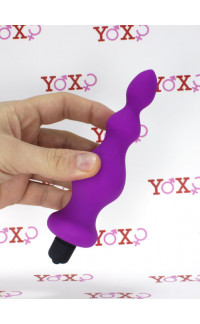 Yoxo Sexy Shop - Adrien Lastic AMUSE - Cuneo Anale Vibrante in Silicone 16 x 3,9 cm.