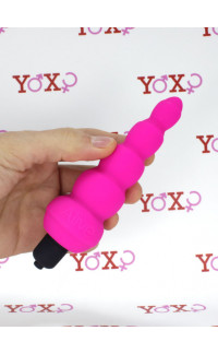 Yoxo Sexy Shop - Lance - Vibratore in Silicone a 6 Bulbi 14 x 3,6 cm.