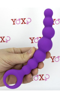 Yoxo Sexy Shop - Catena Anale in Silicone da 7 Bulbi 19 x 3 cm. Lilla