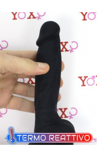 Yoxo Sexy Shop - Fallo Ultra Realistico in Silicone Dual Density Termo Reattivo 17 x 3,8 cm. Nero