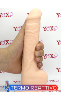 Yoxo Sexy Shop - Fallo ultra realistico Dual Density Termo Reattivo color carne 22 x 4,5 cm.