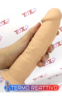 Yoxo Sexy Shop - Omaggio Fallo realistico Dual Density Termo Reattivo mulatto 22 x 5,4 cm.