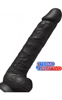 Yoxo Sexy Shop - Fallo Gigante Ultra Realistico Dual Density Termo Reattivo 38 x 7 cm. Nero