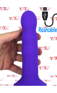 Yoxo Sexy Shop - Adrien Lastic HITSENS VIBE 3 - Vibratore Dual Density 18,2 x 4,1 cm. Ricaricabile Viola