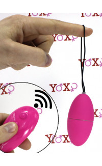 Yoxo Sexy Shop - Ovetto Vibrante Telecomandato Wireless 7,5 x 3,5 cm. Rosa
