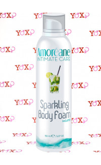 Yoxo Sexy Shop - Schiuma da Massaggio Effetto Frizzante Aroma Mojito 150 ml.