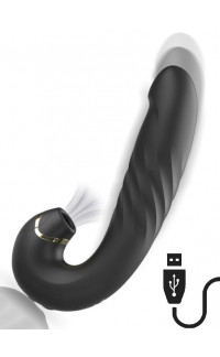 Yoxo Sexy Shop - Vibratore con Spinta e Succhia Clitoride Ricaricabile USB