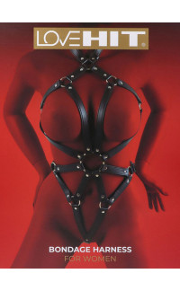 Yoxo Sexy Shop - Imbracatura BDSM da Donna in Pelle Vegana Regolabile