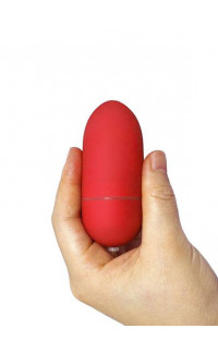 Yoxo Sexy Shop - Ovulo vibrante multivelocità rosso 8 x 3,5 cm.