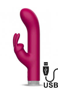 Yoxo Sexy Shop - Vibratore Rabbit in Silicone Flessibile Raave Magenta Ricaricabile