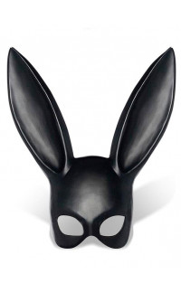 Yoxo Sexy Shop - Bunny Mask - Maschera con Orecchie da Coniglio per Pratiche Bondage e BDSM Nero