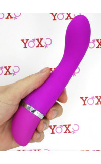 Yoxo Sexy Shop - Vibratore Fucsia in Silicone 18,7 x 3,5 cm.