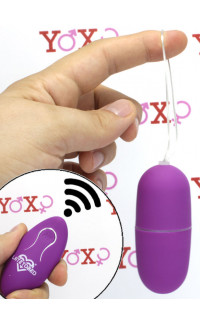 Yoxo Sexy Shop - Omaggio ovetto vibrante porpora telecomandato senza fili 7 x 3 cm.