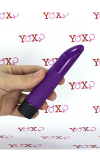 Yoxo Sexy Shop - Omaggio Nyly - Mini vibratore classico viola 13,5 x 2,5 cm.