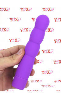 Yoxo Sexy Shop - Vibratore a 3 Bulbi Stimolanti 16,5 x 3 cm. Viola
