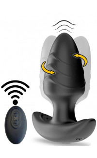 Yoxo Sexy Shop - Cuneo Anale Vibrante e Rotante a 360° Con Telecomando