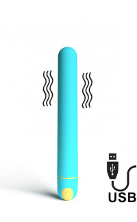 Yoxo Sexy Shop - Vibratore Classico Vary 16 x 2 cm Vary Azzurro USB Ricaricabile