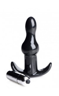 Yoxo Sexy Shop - Cuneo Anale Vibrante 10,4 x 3 cm. Nero