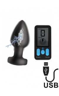 Yoxo Sexy Shop - Cuneo Anale Vibrante con Elettrostimolazione 8 x 4 cm