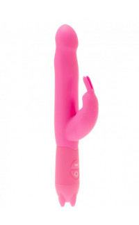 Yoxo Sexy Shop - Vibratore Rabbit a 2 motori in Puro Silicone 20 X 3,2 cm.