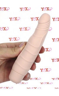 Yoxo Sexy Shop - Vibratore Realistico in PURO SILICONE impermeabile 16 x 3 cm.