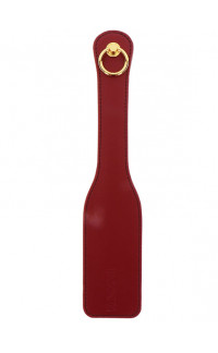Yoxo Sexy Shop - Sculacciatore in Ecopelle con Anello Metallico al Fondo 33 cm. Rosso e Oro