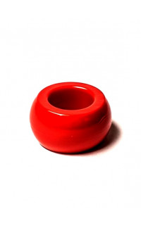Yoxo Sexy Shop - COCKRING Estendibile in TPR Tight Fluffer Rosso