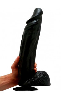 Yoxo Sexy Shop - Fallo realistico gigante Goliath nero 36 x 7,6 cm.