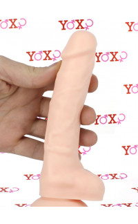 Yoxo Sexy Shop - Fallo Realistico Dual Density in Silicone Posizionabile 17 x 3,2 cm.