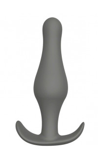 Yoxo Sexy Shop - Cuneo Anale in Puro Silicone Grigio da Passeggio 15,6 x 4,3 cm.