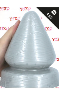 Yoxo Sexy Shop - Sirup M - Cuneo Anale Gigante Striato 18 x 12 cm. Grigio Chiaro