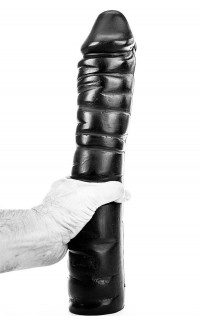 Yoxo Sexy Shop - ALL BLACK Fallo Anale con Rilievi 37 x 8 cm.