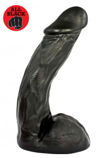 Yoxo Sexy Shop - ALL BLACK Fallo Realistico Con Testicoli 23 X 5 cm.