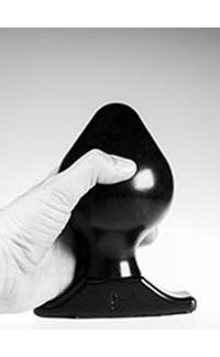Yoxo Sexy Shop - ALL BLACK Cuneo Anale Gigante 17 x 8,5 cm.