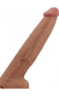 Yoxo Sexy Shop - Dildo Mulatto Annibale con Pelle Scorrevole e Ventosa 32 x 6 cm
