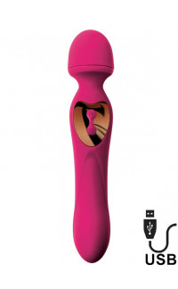 Yoxo Sexy Shop - Vibratore e Massaggiatore Agon 20 x 4 cm Ricaricabile con USB Fucsia
