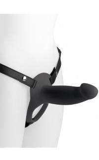 Yoxo Sexy Shop - Fallo Cavo Indossabile H2 per Uomo con Imbracatura 16,5 x 4,6 cm Nero