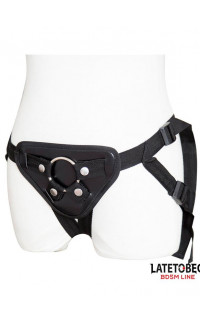 Yoxo Sexy Shop - Imbracatura Regolabile BSDM Nera con Anello Metallico