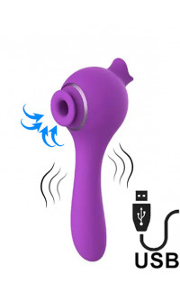 Yoxo Sexy Shop - Vibratore Galyon con Aspirazione e Effetto Lingua