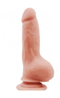 Yoxo Sexy Shop - Fallo Realistico Morbido e Flessibile con Testicoli e Ventosa 20 x 4 cm. Covetous