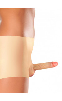 Yoxo Sexy Shop - Coulotte per Donna con Pene Realistico 14 x 3,5 cm. Taglia S/M 