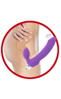 Yoxo Sexy Shop - Sugar - Fallo Indossabile Vibrante in Silicone Senza Lacci 17,5 x 3 cm. Viola
