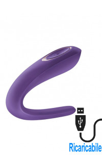 Yoxo Sexy Shop - Omaggio Satisfyer Double Classic Vibratore per Coppia in Puro Silicone Ricaricabile USB